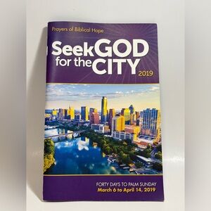 Seek God for the City  – 2019 Book